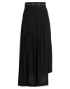 Sandro Woman Maxi Skirt Black Size 6 Viscose In Black