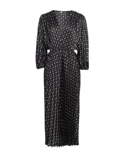 Sandro Woman Midi Dress Black Size 10 Polyester