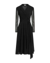 Sandro Woman Midi Dress Black Size 8 Polyester In Black