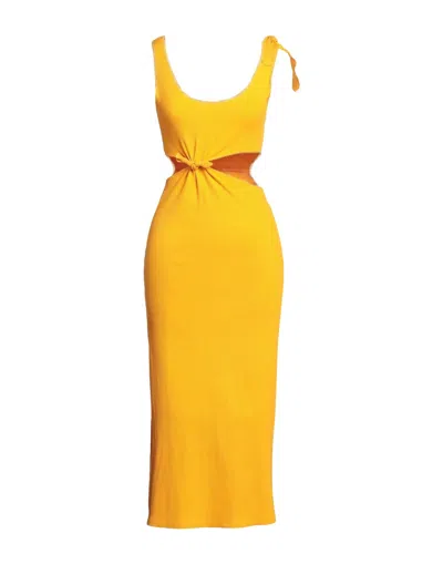 Sandro Midi Dresses In Mandarin