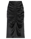 Sandro Woman Midi Skirt Black Size 10 Polyester In Black