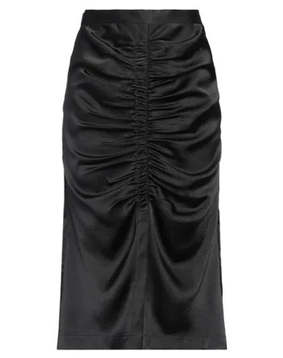 Sandro Woman Midi Skirt Black Size 10 Polyester