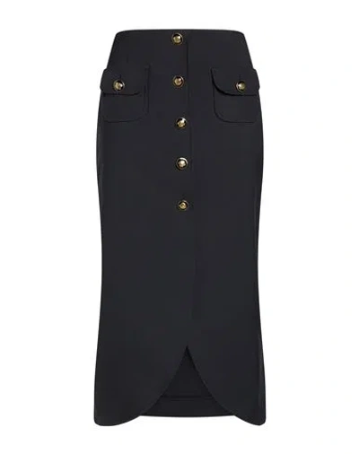 Sandro Woman Midi Skirt Black Size 2 Polyester, Elastane