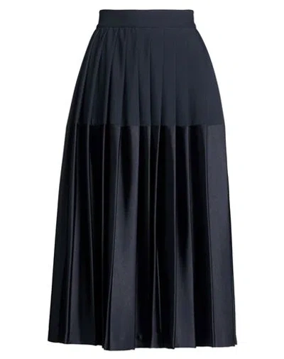 Sandro Woman Midi Skirt Navy Size 2 Polyester
