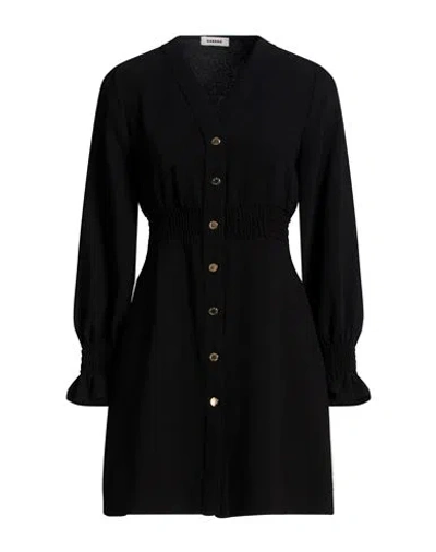 Sandro Woman Mini Dress Black Size 10 Polyester