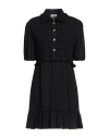 Sandro Woman Mini Dress Black Size 10 Polyester In Black