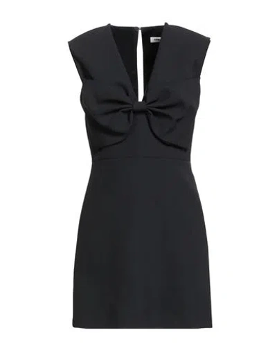 Sandro Woman Mini Dress Black Size 10 Polyester, Elastane
