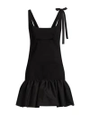Sandro Woman Mini Dress Black Size 10 Polyester, Polyamide, Elastane