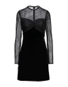 Sandro Woman Mini Dress Black Size 8 Polyester, Polyamide, Elastane, Viscose In Black