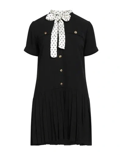 Sandro Woman Mini Dress Black Size 2 Viscose, Polyester