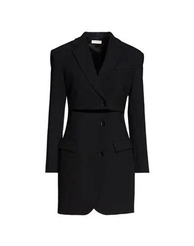 Sandro Woman Mini Dress Black Size 8 Polyester, Viscose, Elastane