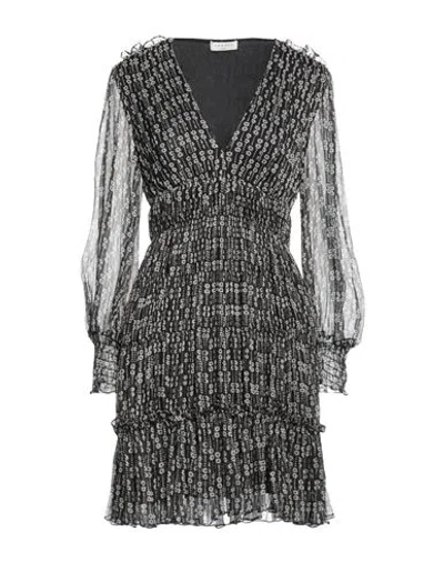 Sandro Woman Mini Dress Black Size 4 Silk