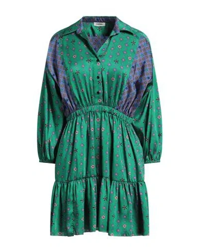 SANDRO SANDRO WOMAN MINI DRESS EMERALD GREEN SIZE 8 POLYESTER