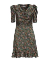 Sandro Woman Short Dress Green Size 8 Polyester In Green