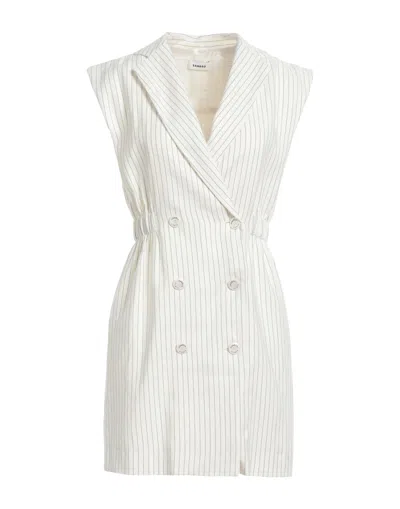 Sandro Short Dresses In White