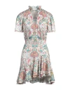 Sandro Woman Mini Dress Ivory Size 4 Polyester In White