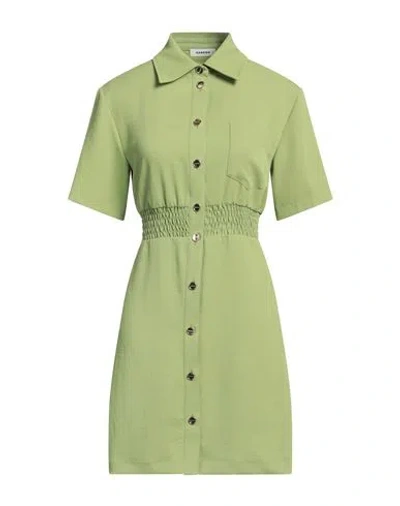 Sandro Woman Mini Dress Light Green Size 10 Polyester