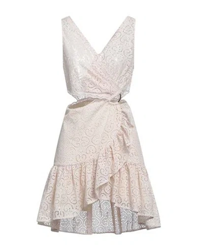 Sandro Woman Mini Dress Light Pink Size 10 Polyester, Cotton