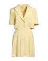 Sandro Short Dresses In Yellow