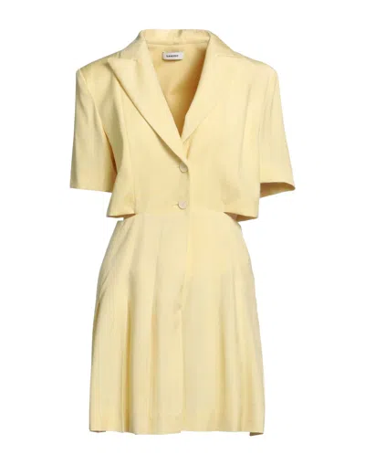 Sandro Short Dresses In Yellow