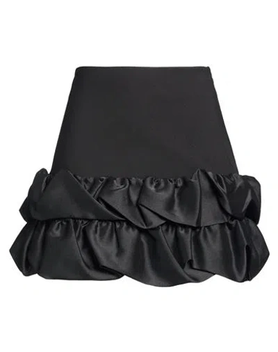 Sandro Woman Mini Skirt Black Size 6 Polyester