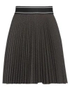Sandro Woman Mini Skirt Dark Brown Size 2 Polyester, Viscose, Elastane In Brown