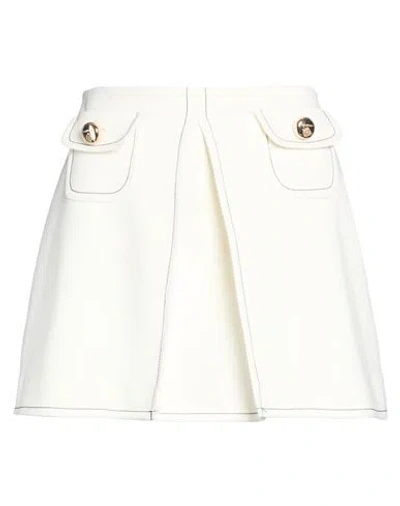 Sandro Woman Mini Skirt Ivory Size 10 Polyester, Elastane In White