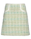 Sandro Woman Mini Skirt Turquoise Size 3 Polyester, Wool, Metallic Fiber In Blue