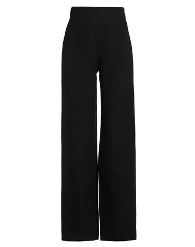 Sandro Woman Pants Black Size 10 Cotton, Viscose, Acrylic, Polyamide