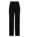 Sandro Woman Pants Black Size 10 Cotton, Viscose, Acrylic, Polyamide, Polyester In Black