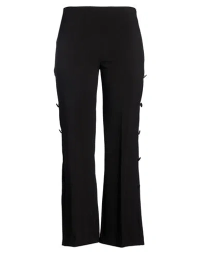 Sandro Woman Pants Black Size 10 Polyester, Polyurethane