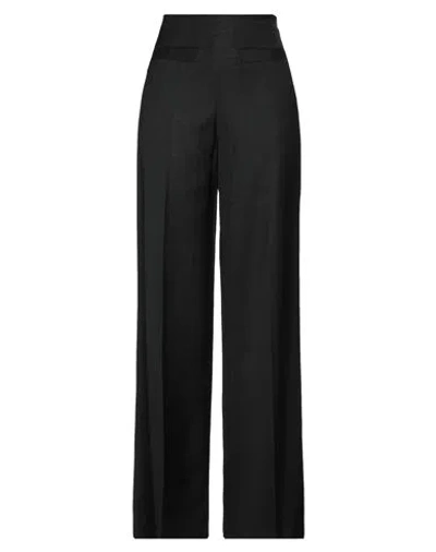 Sandro Woman Pants Black Size 10 Viscose, Cotton, Polyester