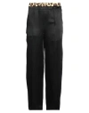 Sandro Woman Pants Black Size 6 Viscose, Linen In Black