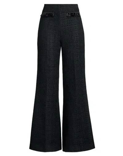 Sandro Woman Pants Black Size 2 Polyester In Multi