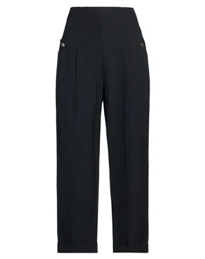 Sandro Woman Pants Black Size 4 Polyester, Wool