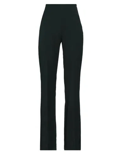Sandro Woman Pants Dark Green Size 4 Polyester, Viscose, Elastane