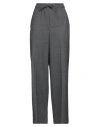 Sandro Woman Pants Grey Size 10 Wool, Polyester, Elastane In Grey