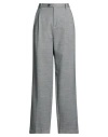 Sandro Woman Pants Grey Size 2 Wool, Polyester, Elastane In Gray