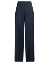 Sandro Woman Pants Midnight Blue Size 2 Polyester, Virgin Wool, Elastane In Blue