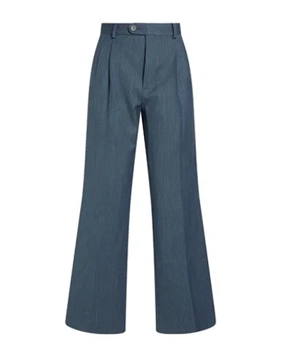 Sandro Woman Pants Slate Blue Size 2 Polyester, Wool, Viscose, Elastane