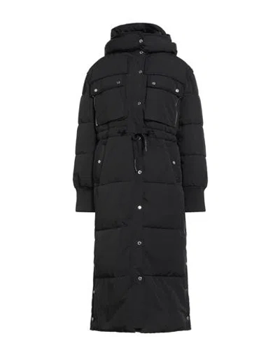 Sandro Woman Puffer Black Size 2 Polyester