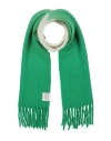 Sandro Woman Scarf Green Size - Alpaca Wool, Polyamide In Green