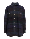 Sandro Wool-blend Coat In Purple