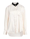 Sandro Woman Shirt Ivory Size 3 Polyester In White