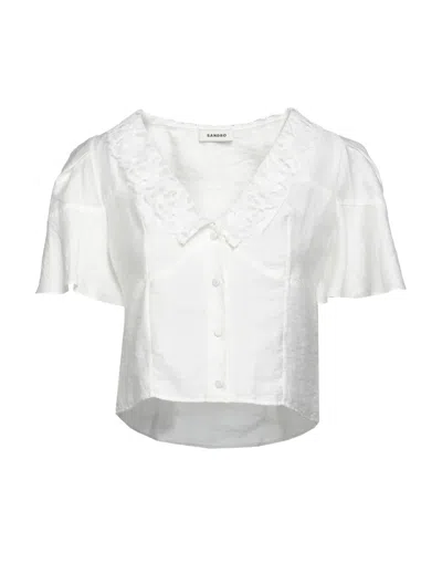 Sandro Shirts In Off White
