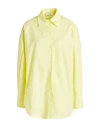 Sandro Woman Shirt Yellow Size 3 Cotton