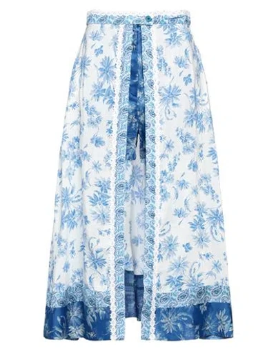 Sandro Woman Shorts & Bermuda Shorts Azure Size 10 Viscose, Linen, Cotton In Blue