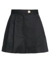 Sandro Woman Shorts & Bermuda Shorts Black Size 10 Cotton, Polyester In Black