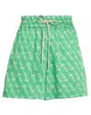 Sandro Woman Shorts & Bermuda Shorts Green Size 10 Polyester, Viscose In Green