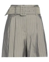 Sandro Woman Shorts & Bermuda Shorts Khaki Size 10 Cotton In Beige